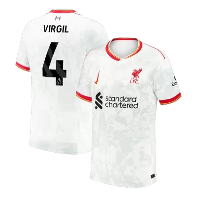 Men's Liverpool VIRGIL #4 Third Away Soccer Jersey 2024/25 - acejersey