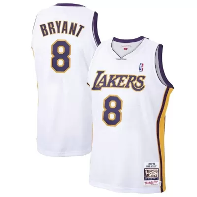 Men's Los Angeles Lakers Kobe Bryant #8 White Hardwood Classics Jersey 2003/04 - acejersey