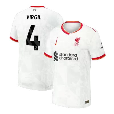 Liverpool VIRGIL #4 Third Away Soccer Jersey 2024/25 - Player Version - acejersey