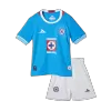 Kid's Cruz Azul Home Jersey Kit(Jersey+Shorts) 2024/25 - acejersey