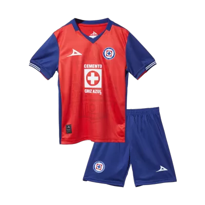 Kid's Cruz Azul Third Away Jersey Kit(Jersey+Shorts) 2024/25 - acejersey