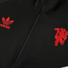 Manchester United Black Track Jacket 2024/25 For Adults - acejersey