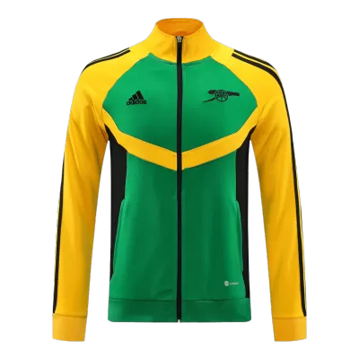 Arsenal Green&Yellow Track Jacket 2024/25 For Adults - acejersey