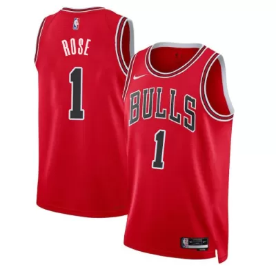 Rose #1 Chicago Bulls Swingman Jersey Red 2022/23 - Association Edition - acejersey