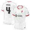 Men's Liverpool VIRGIL #4 Third Away Soccer Jersey 2024/25 - UCL - acejersey