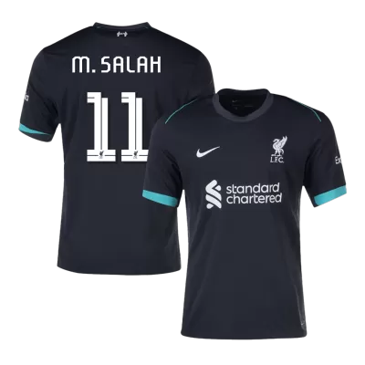 Men's Liverpool M.SALAH #11 Away Soccer Jersey 2024/25 - UCL - acejersey