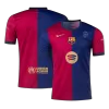 Men's Barcelona 125th Anniversary Home Soccer Jersey 2024/25 - Spotify Logo Without Text - acejersey