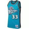 Men's Detroit Pistons Grant Hill #33 Blue Hardwood Classics Swingman Jersey 1998/99 - acejersey