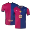 Barcelona Home 125th Anniversary Soccer Jersey 2024/25 - Player Version - Spotify Logo Without Text - acejersey