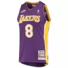 Men's Los Angeles Lakers Kobe Bryant #8 Purple Hardwood Classics Jersey 00-01 - acejersey