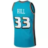 Men's Detroit Pistons Grant Hill #33 Blue Hardwood Classics Swingman Jersey 1998/99 - acejersey