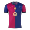 Barcelona Home 125th Anniversary Soccer Jersey 2024/25 - Player Version - Spotify Logo Without Text - acejersey