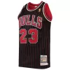 Men's Chicago Bulls Michael Jordan #23 Black Hardwood Classics Swingman Jersey 1996/97 - acejersey