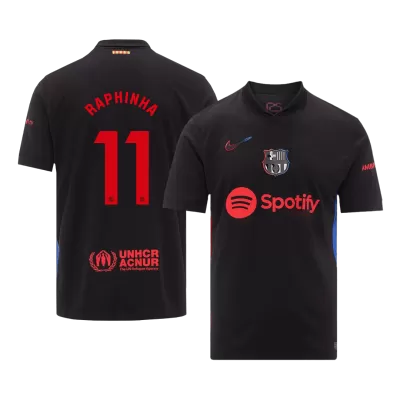 Men's Barcelona RAPHINHA #11 Away Soccer Jersey 2024/25 - acejersey