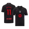 Men's Barcelona RAPHINHA #11 Away Soccer Jersey 2024/25 - Spotify Logo Without Text - acejersey