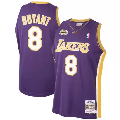 Men's Los Angeles Lakers Kobe Bryant #8 Purple Hardwood Classics Jersey 2000/01 - acejersey