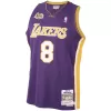 Men's Los Angeles Lakers Kobe Bryant #8 Purple Hardwood Classics Jersey 2000/01 - acejersey