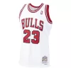 Men's Chicago Bulls Michael Jordan #23 White Hardwood Classics Jersey 1997/98 - acejersey