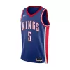 Men's Sacramento Kings De'Aaron Fox #5 Blue City Swingman Jersey 2024 - acejersey