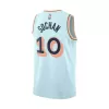 Men's San Antonio Spurs Jeremy Sochan #10 Blue City Swingman Jersey 2024 - acejersey