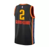 Men's Oklahoma City Thunder Shai Gilgeous-Alexander #2 Black City Swingman Jersey 2024 - acejersey