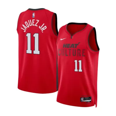 Men's Miami Heat Jaquez Jr. #11 Red City Swingman Jersey 2024 - acejersey