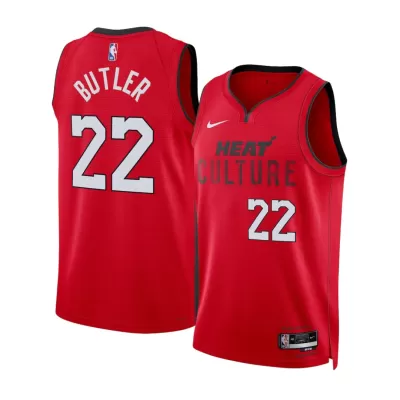 Men's Miami Heat Jimmy Butler #22 Red City Swingman Jersey 2024 - acejersey