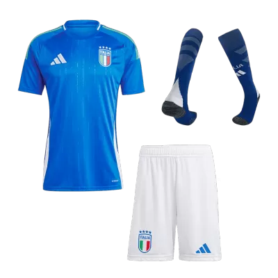 Men's Italy Home Jersey Full Kit Euro 2024 - acejersey