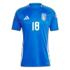 Men's Italy BARELLA #18 Home Soccer Jersey Euro 2024 - acejersey