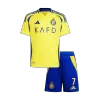 Kid's Al Nassr RONALDO #7 Home Jersey Kit(Jersey+Shorts) 2024/25 - ACL - acejersey