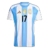 Men's Argentina GARNACHO #17 Home Soccer Jersey 2024 - acejersey