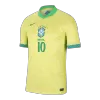 Men's Brazil NEYMAR JR #10 Home Soccer Jersey 2024 - acejersey