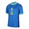 Men's Brazil NEYMAR JR #10 Away Soccer Jersey 2024 - acejersey