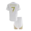 Kid's Al Nassr RONALDO #7 Third Away Jersey Kit(Jersey+Shorts) 2024/25 - acejersey