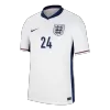 Men's England PALMER #24 Home Soccer Jersey Euro 2024 - acejersey