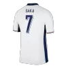 Men's England SAKA #7 Home Soccer Jersey Euro 2024 - acejersey