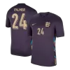 Men's England PALMER #24 Away Soccer Jersey Euro 2024 - acejersey