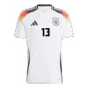 Men's Germany MÜLLER #13 Home Soccer Jersey Euro 2024 - acejersey