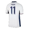 Men's England FODEN #11 Home Soccer Jersey Euro 2024 - acejersey