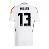 Men's Germany MÜLLER #13 Home Soccer Jersey Euro 2024 - acejersey