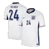 Men's England PALMER #24 Home Soccer Jersey Euro 2024 - acejersey