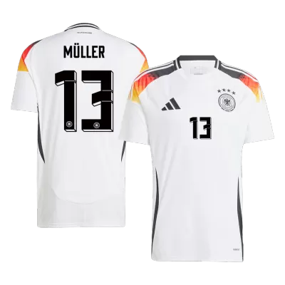 Men's Germany MÜLLER #13 Home Soccer Jersey Euro 2024 - acejersey