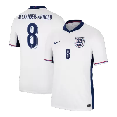 Men's England ALEXANDER-ARNOLD #8 Home Soccer Jersey Euro 2024 - acejersey