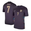 Men's England SAKA #7 Away Soccer Jersey Euro 2024 - acejersey