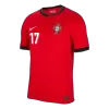 Men's Portugal R.LEÃO #17 Home Soccer Jersey Euro 2024 - acejersey