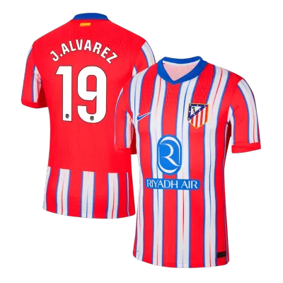 Atletico Madrid J.ALVAREZ #19 Home Soccer Jersey 2024/25 - Player Version - acejersey