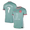 Men's Atletico Madrid GRIEZMANN #7 Away Soccer Jersey 2024/25 - acejersey