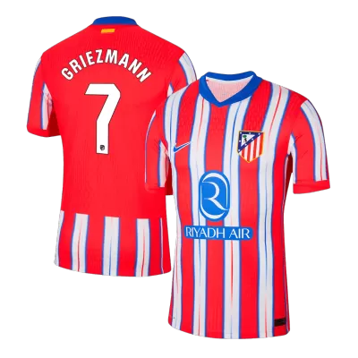 Atletico Madrid GRIEZMANN #7 Home Soccer Jersey 2024/25 - Player Version - acejersey