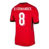 Men's Portugal B.FERNANDES #8 Home Soccer Jersey Euro 2024 - acejersey