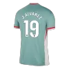 Men's Atletico Madrid J.ALVAREZ #19 Away Soccer Jersey 2024/25 - acejersey